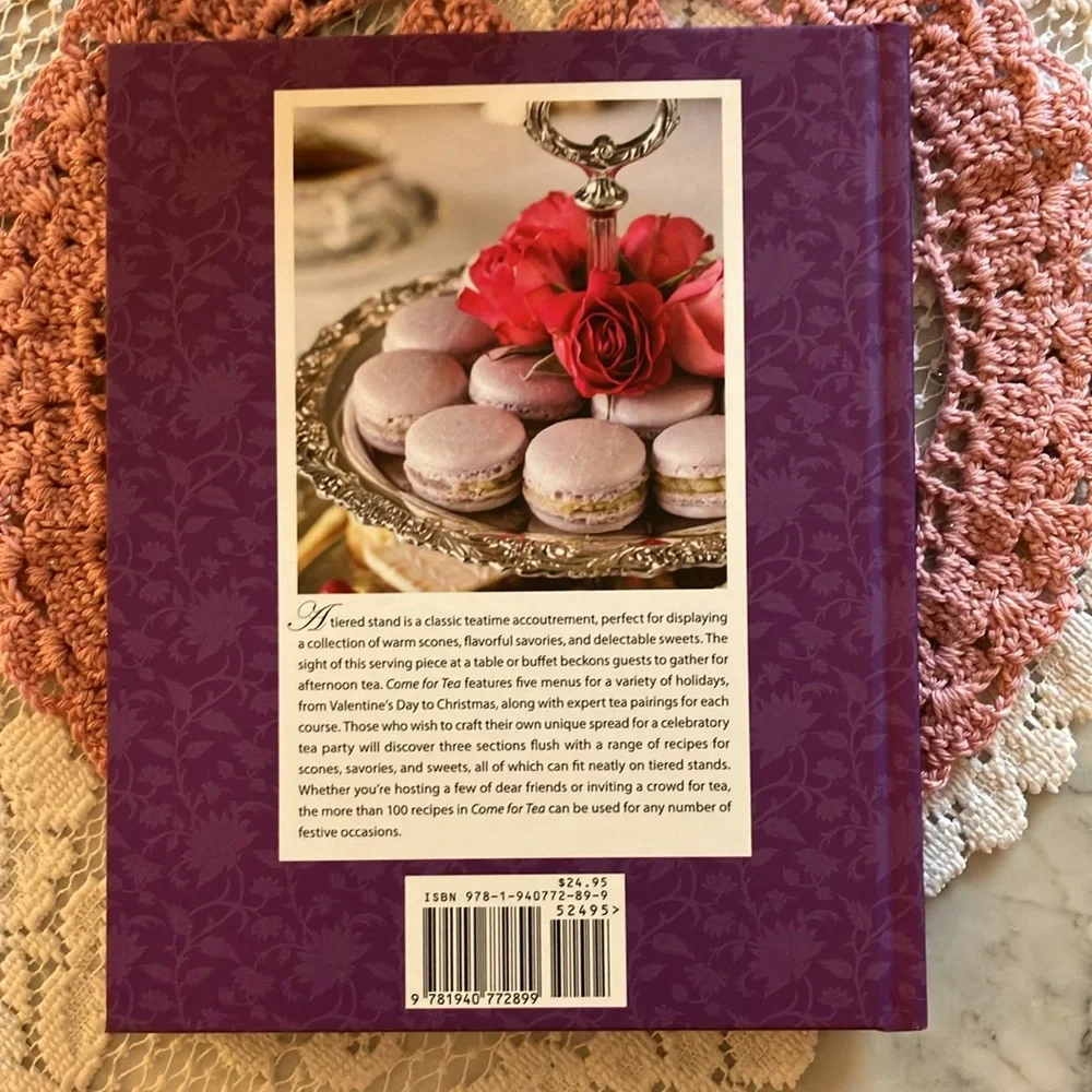 NWOT Gorgeous “Come for Tea” 🫖 Recipe Book - Picture 4 of 12